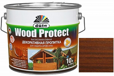 Декоративний засіб Dufa EXPERT Wood Protect горіх шовковистий глянець 10 л