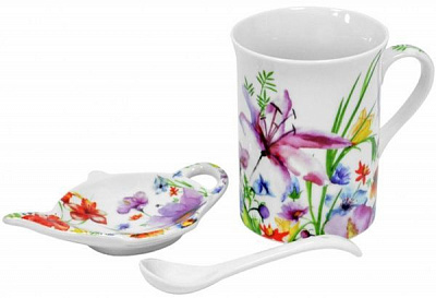 Набір для чаю Польові квіти 3 предмети Keramia