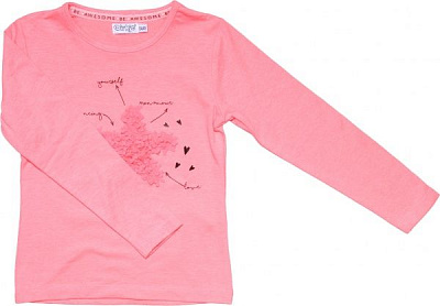 Футболка DJ Dutchjeans р.74 рожевий D36426-35