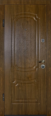 Дверь входная Министерство дверей КС-01 дуб темный 2050х860 мм левая