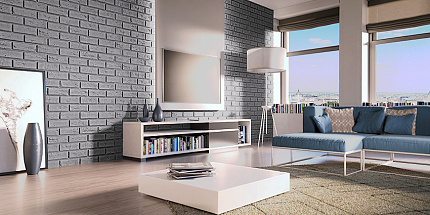 Гіпсова плитка в інтер’єрі