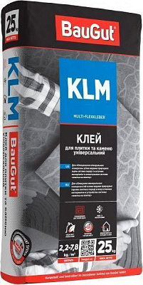 Клей для плитки BauGut KLM 25кг