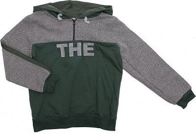 Світшот ALG для хлопчика р.152 сіро-зелений 39553