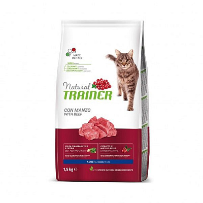 Корм Trainer Natural Adult говядина 1,5 кг