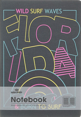 Блокнот Born to surf 21х14,5 см Mikirei