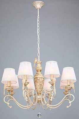 Люстра подвесная Vitaluce 8xE14 бежевый с золотым V1066-3/8 