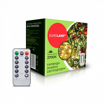 Гирлянда Eurolamp GL-100/10/27(S2) светодиодная (LED) 100 ламп 10 м 