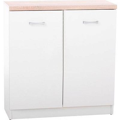 Комод Top Mix Kom 2D 800х330х850 мм дуб сонома/белый