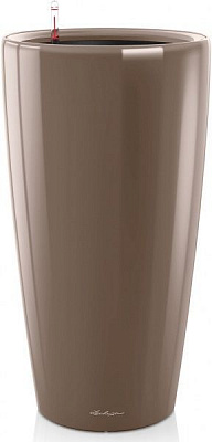 Кашпо Lechuza Rondo Premium 40 круглий 22 л сіро-коричневий (15744)