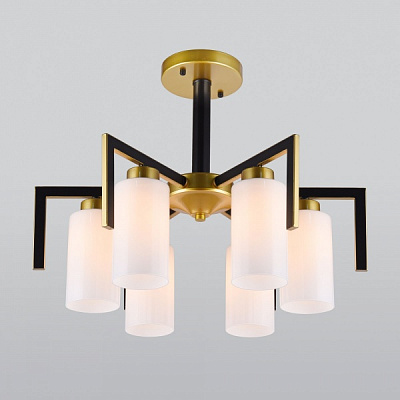 Світильник стельовий Strotskis Palio 6x60 Вт E27 чорний 70126/6