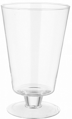 Ваза стеклянная Wrzesniak Glassworks 15-463 на ножке 30 см прозрачный 15-463