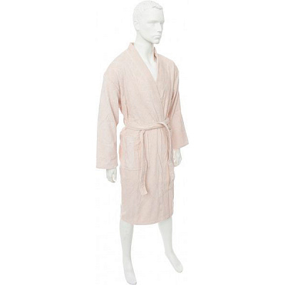 Халат мужской Durutex Velour р. M молочный 