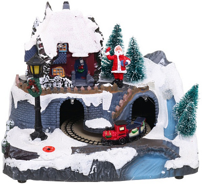 Декорація новорічна з підсвіткою ACJ000320 в асортименті світлодіодна (LED) 17 см