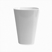 Кашпо для орхідей Оранжерея КАМБРІ 133 мм білий квадратний 