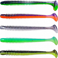 Силікон Wist XW-3.6/2 MIX4 91 мм 5 шт. віброхвіст XWIST 3.6