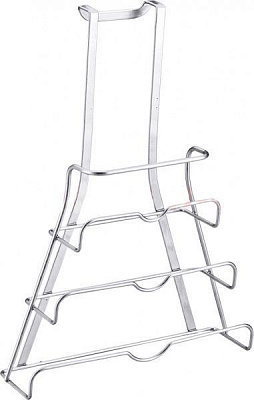 Подставка для крышек Metaltex 350614 Galileo 26x9x36 см металлик
