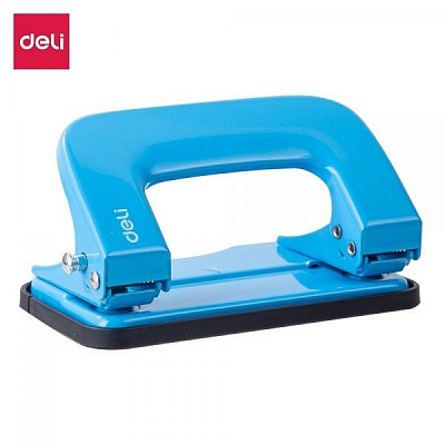 Дырокол 10 листов синий Deli