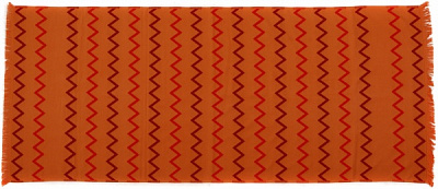 Полотенце пляжный ZIGZAG 80x180 см оранжевый Homeline 