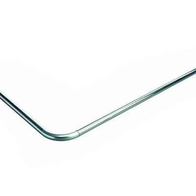 Карниз для шторки Duschy 90x90 см угловой хром