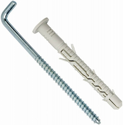 Дюбель рамний із L-гаком 8x100 мм 4 шт. Expert Fix