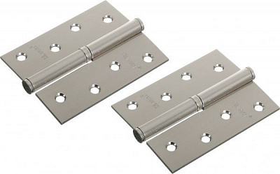 Петля дверная 100x80x3 мм матовый никель правая 2 шт