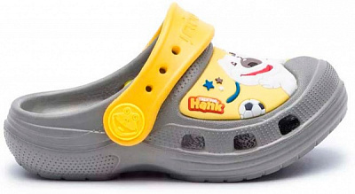 Сабо Coqui TT&F Mid. grey/Yellow 9382-604-4812 р.EUR 22/23 серо-желтый