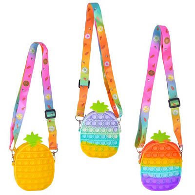 Аксесуар Сумочка силіконова Ананас (асортимент) C44418