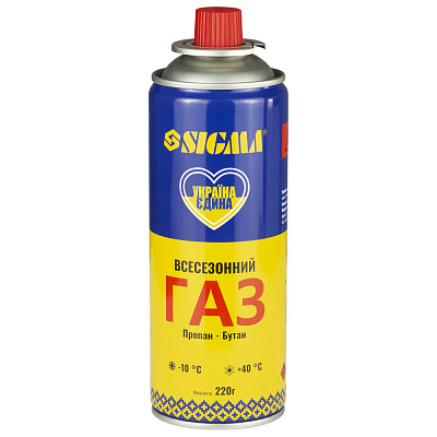 Балон газовий Sigma всесезонний 220 г (2901851)