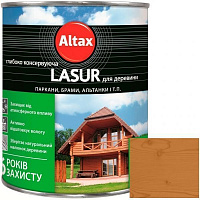 Лазур глибоко консервуюча Altax Lasur для деревини сосна напівмат 0,75 л