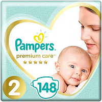 Подгузники Pampers Premium Care New Baby Mini 2 4-8 кг 148 шт.