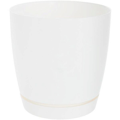 Вазон пластиковый Form Plastic Тоскана Круглая-15 круглый 2,2л белый (0742-011) 