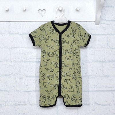 Пісочник для хлопчика Blanka Акули р.68 зелений 12635