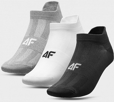 Носки 4F SOCKS CAS M201 (3PACK) 4FAW23USOCM201-90S р.43-46 разноцветный