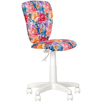 Кресло Nowy Styl POLLY GTS WHITE SPR-11 цветы разноцветный 
