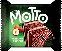 Вафли Motto Орех и какао 35 г 