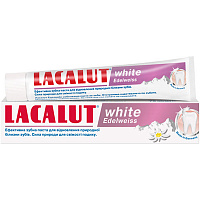 Зубная паста Lacalut White Эдельвейс 75 мл