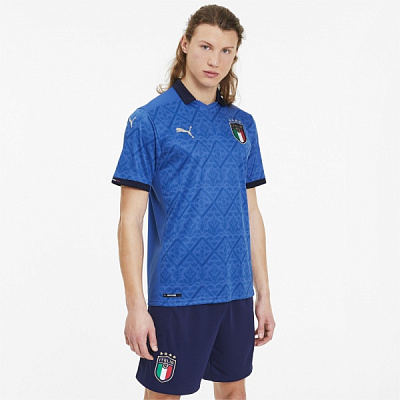 Футболка Puma FIGC Home Shirt Replica 75646801 р.M синий
