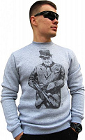 Світшот P1G Winter Sweatshirt Winston Churchill UA281-29911-WC-IG р. XXL сірий