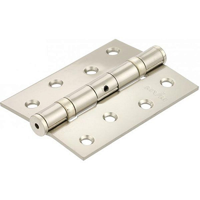 Петля универсальная  MVM HE-100 PN 100x75x3 мм перламутровый никель