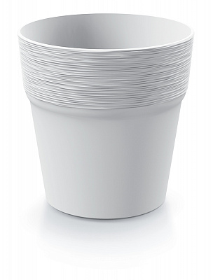 Горщик для квітів Prosperplast FURU.2 круглий 1,76 л білий (73645-449)