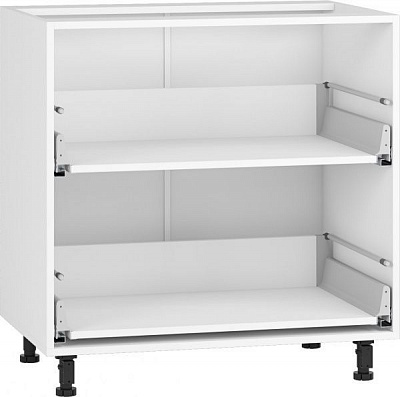 Тумба нижняя Грейд с 2 тандембоксами ТОП 800x820x522 мм белый 