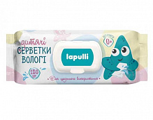 Детские влажные салфетки Lapulli с клапаном 120 шт.