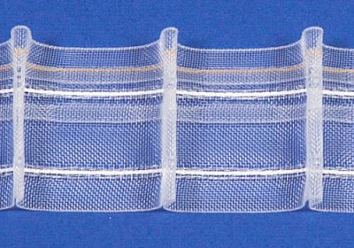 Тасьма Placido 43762/50 прозора рівномірна 1:1,5 2 ряди петель Bandex