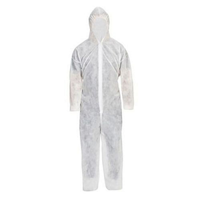 Комбинезон полипропиленовый на молнии 25г/м2 р. XXXL рост универсальный белый