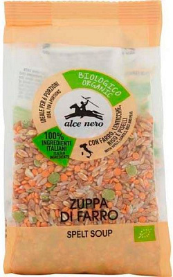 Суміш TM Alce Nero ZUPPA DI FARRO BIO 400 г 8009004301009