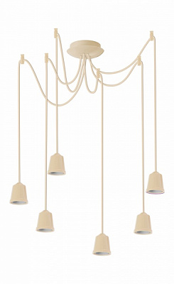 Подвес ERKA 626 6x60 Вт E27 слоновая кость 626005 