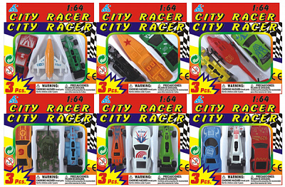 Игровой набор GW мини-транспорт City Racer в ассортименте 1:64 6688586