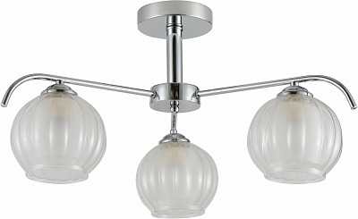 Люстра потолочная Sensio Aquarius 3x40 Вт E27 белый/хром ALG-07488/3