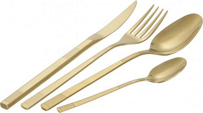 Набір столових приборів Capri Titanium Gold 24 предмета на 6 персон