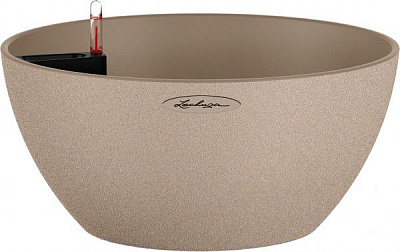 Вазон декоративний Lechuza Cubeto Color 30 круглий 1,6/4,5л світло-бежевий (13831)